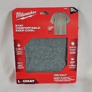 Milwaukee Gray Hybrid Work Tee